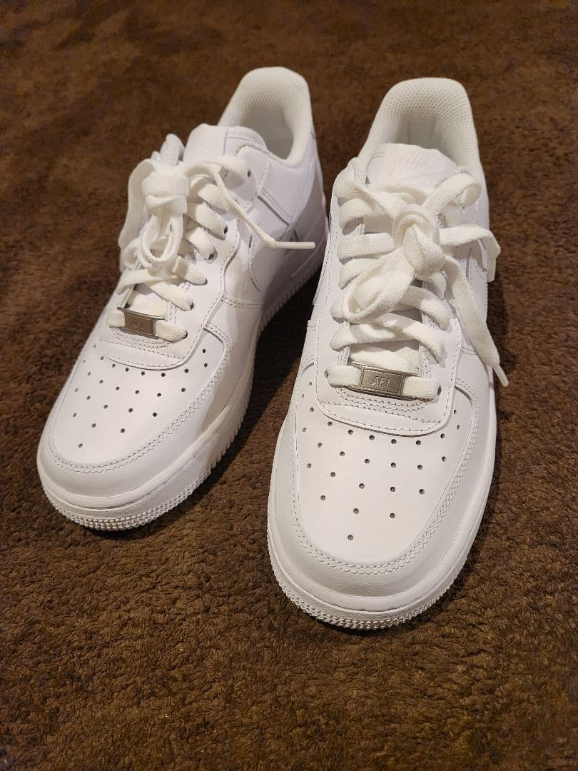 NIKE AIR FORCE 1 All White スニーカー 24.5cm