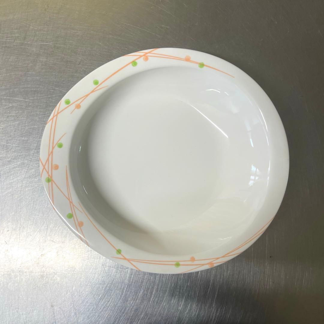 【新品】三信化工 自助食器 メラミン 中皿 ユニバーサルデザイン7枚セット