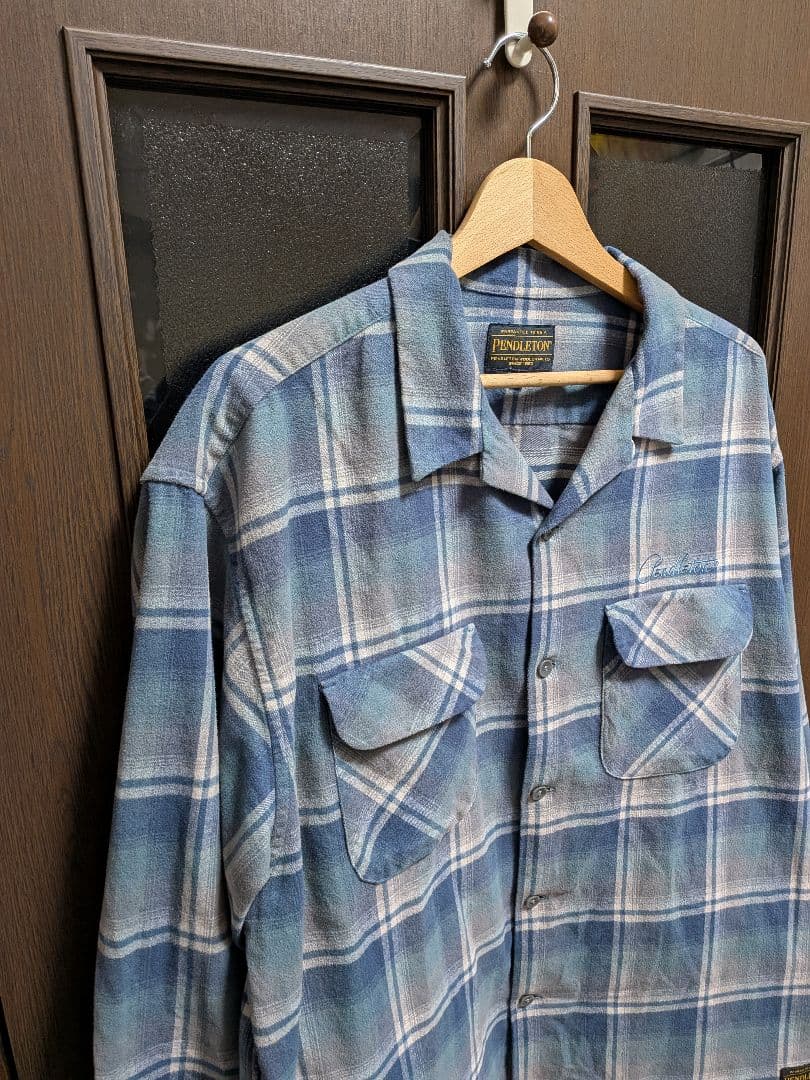 【ペンドルトン】ベイフロー　オンブレチェック　ボードシャツ　アメカジ　古着