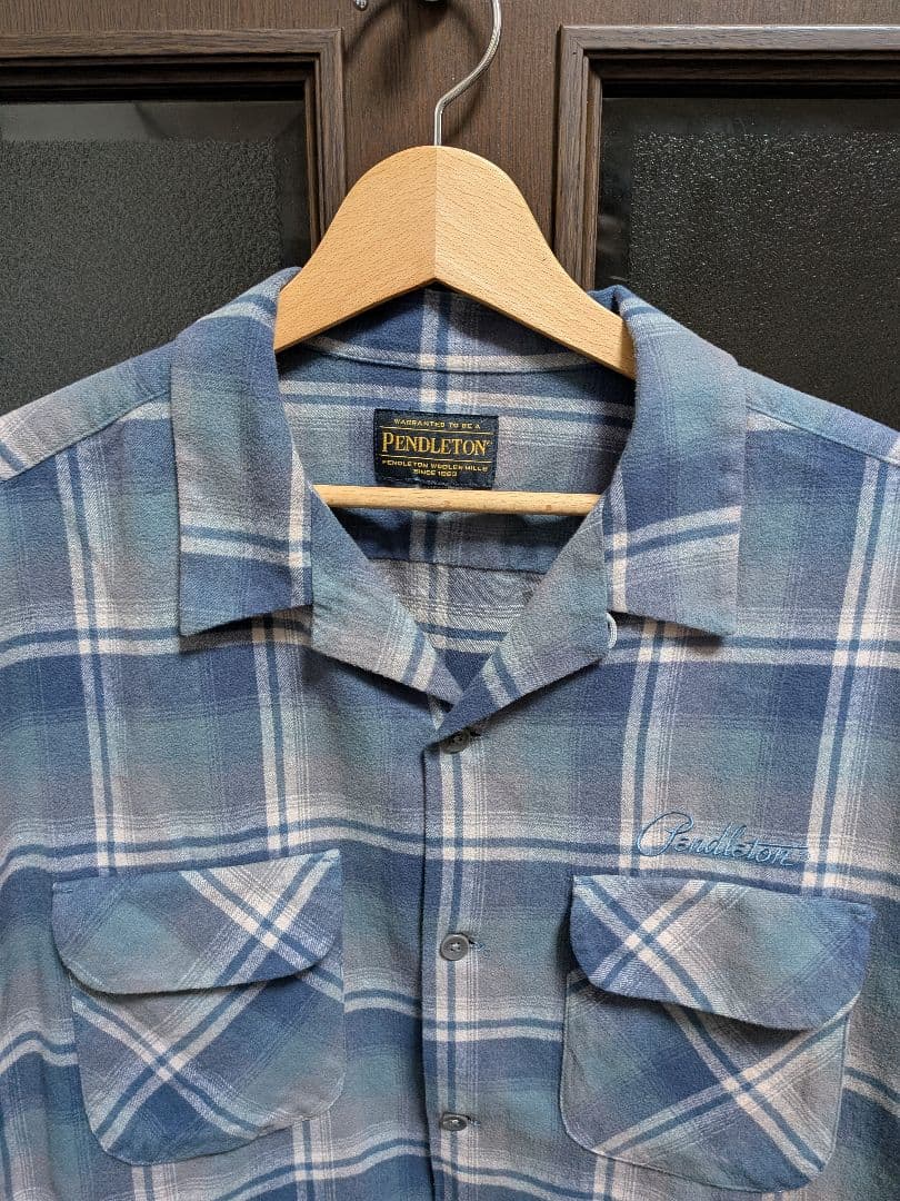【ペンドルトン】ベイフロー　オンブレチェック　ボードシャツ　アメカジ　古着
