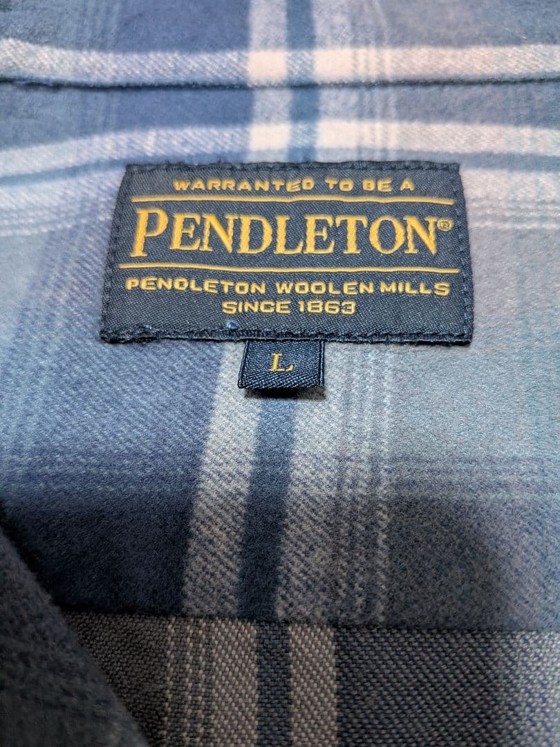 【ペンドルトン】ベイフロー　オンブレチェック　ボードシャツ　アメカジ　古着