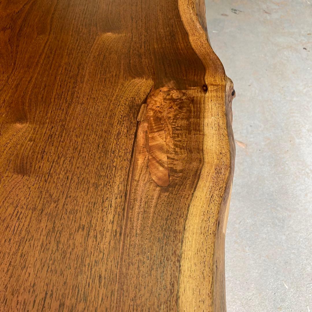 （週末値下げ）花梨 無垢一枚板 150cm ダイニングテーブル 天板