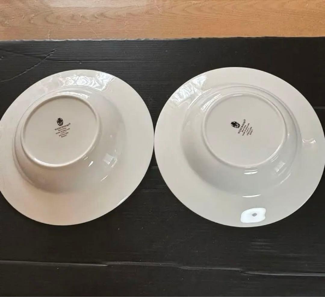 希少❣️未使用美品❣️ウエッジウッド スワロー シノワズリ スープ皿2枚廃盤黒壺