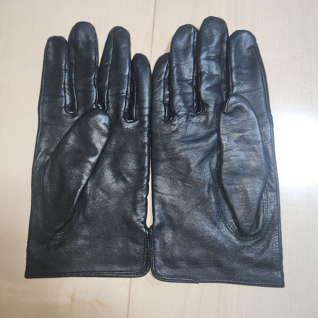 GUCCI ブラック レザー手袋