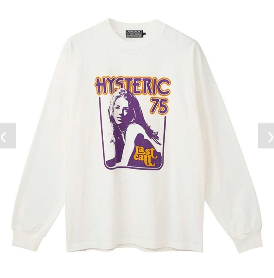 ★新品★ヒステリックグラマー/LAST CALL 75 ロンTホワイトM