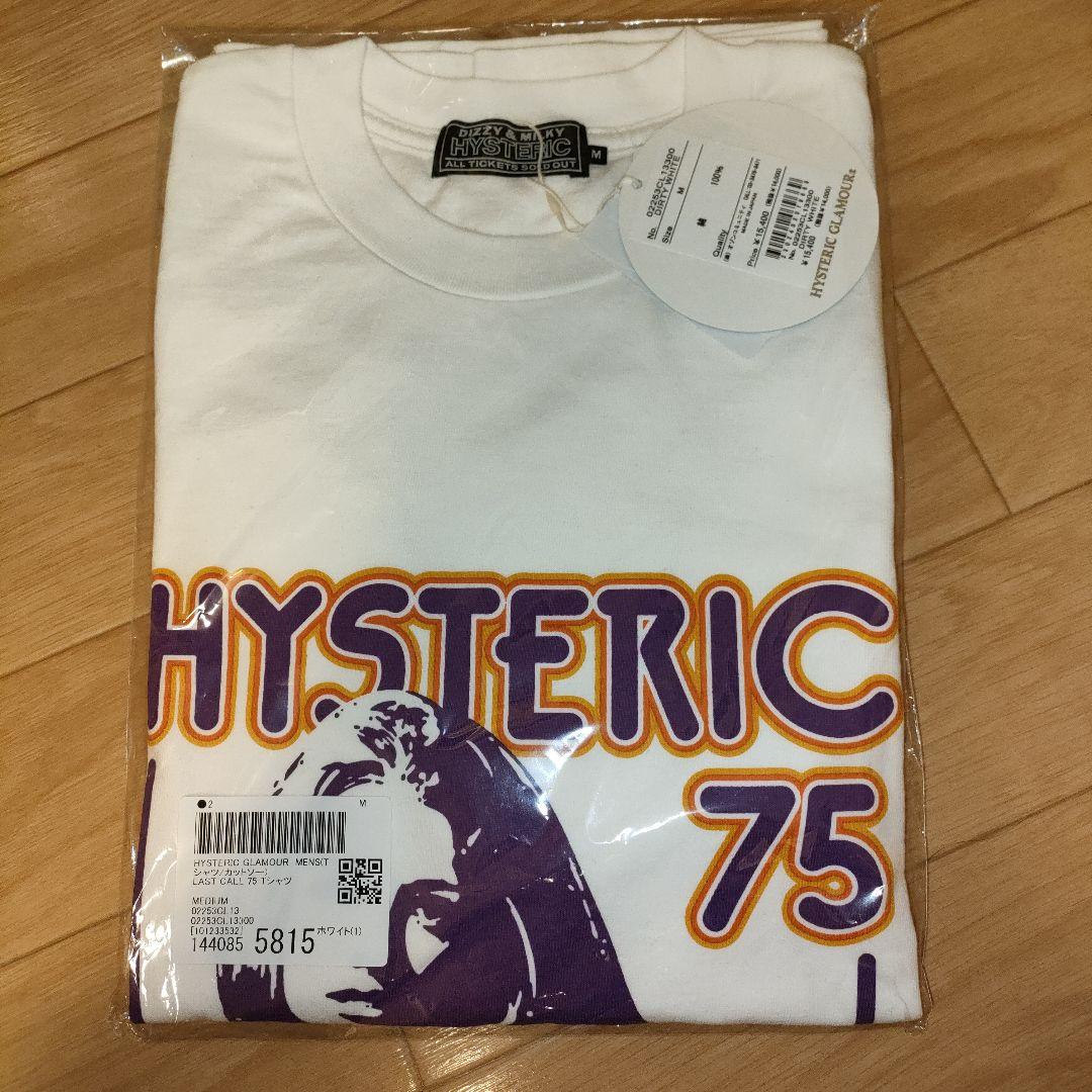 ★新品★ヒステリックグラマー/LAST CALL 75 ロンTホワイトM
