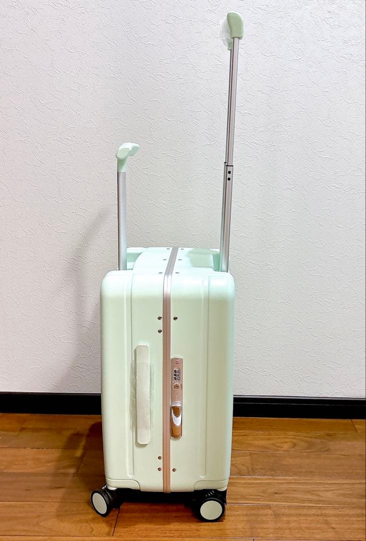 キャリーケース 子どもが乗れる キッズキャリー 機内持込可 Sサイズ グリーン