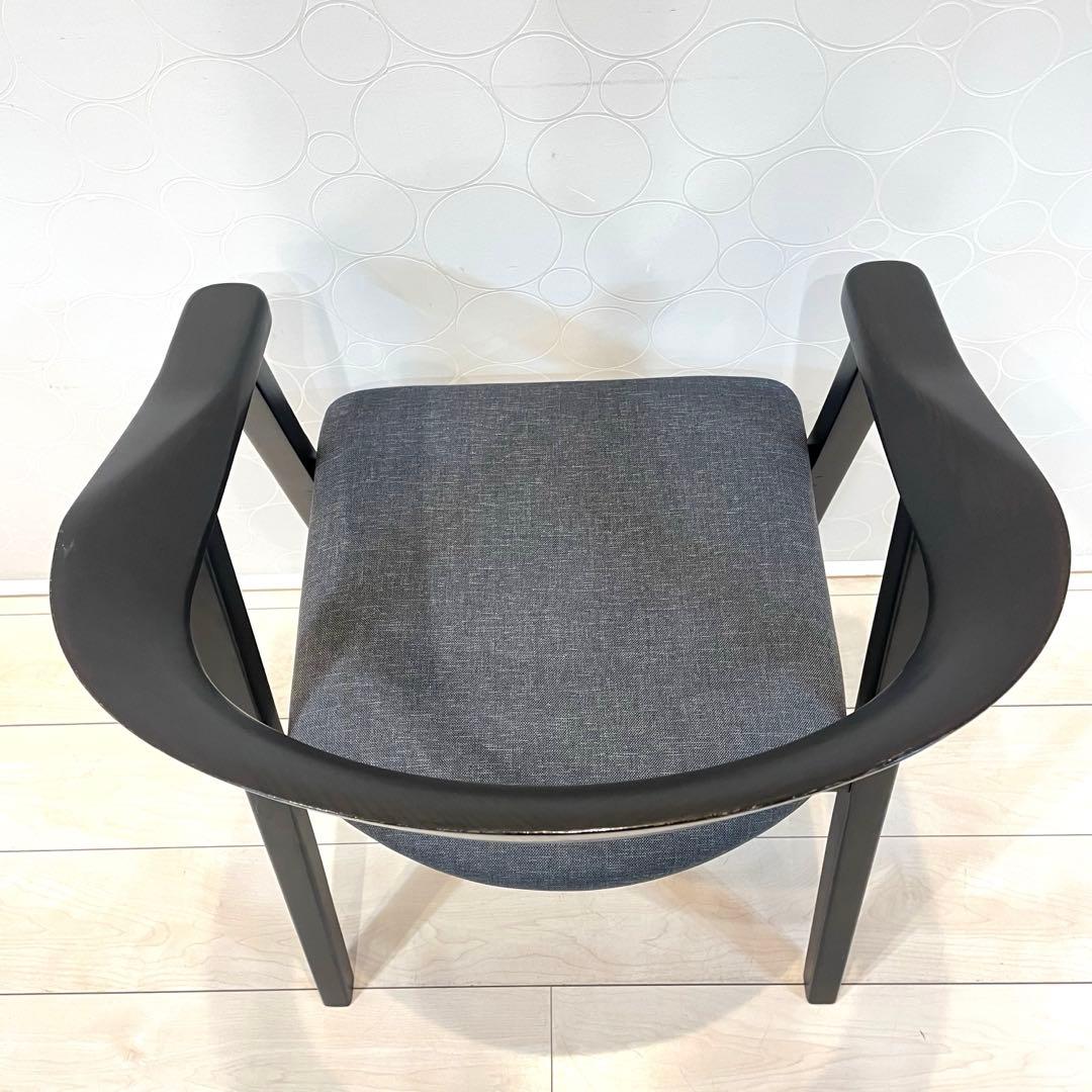 【桜屋工業】CHERRY ダイニングチェア 肘付き 木製チェア DC-147A