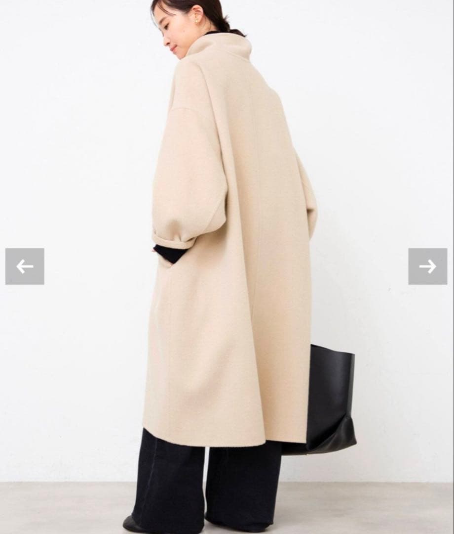 Deuxieme Classe ウールアンゴラリバーコート 美品