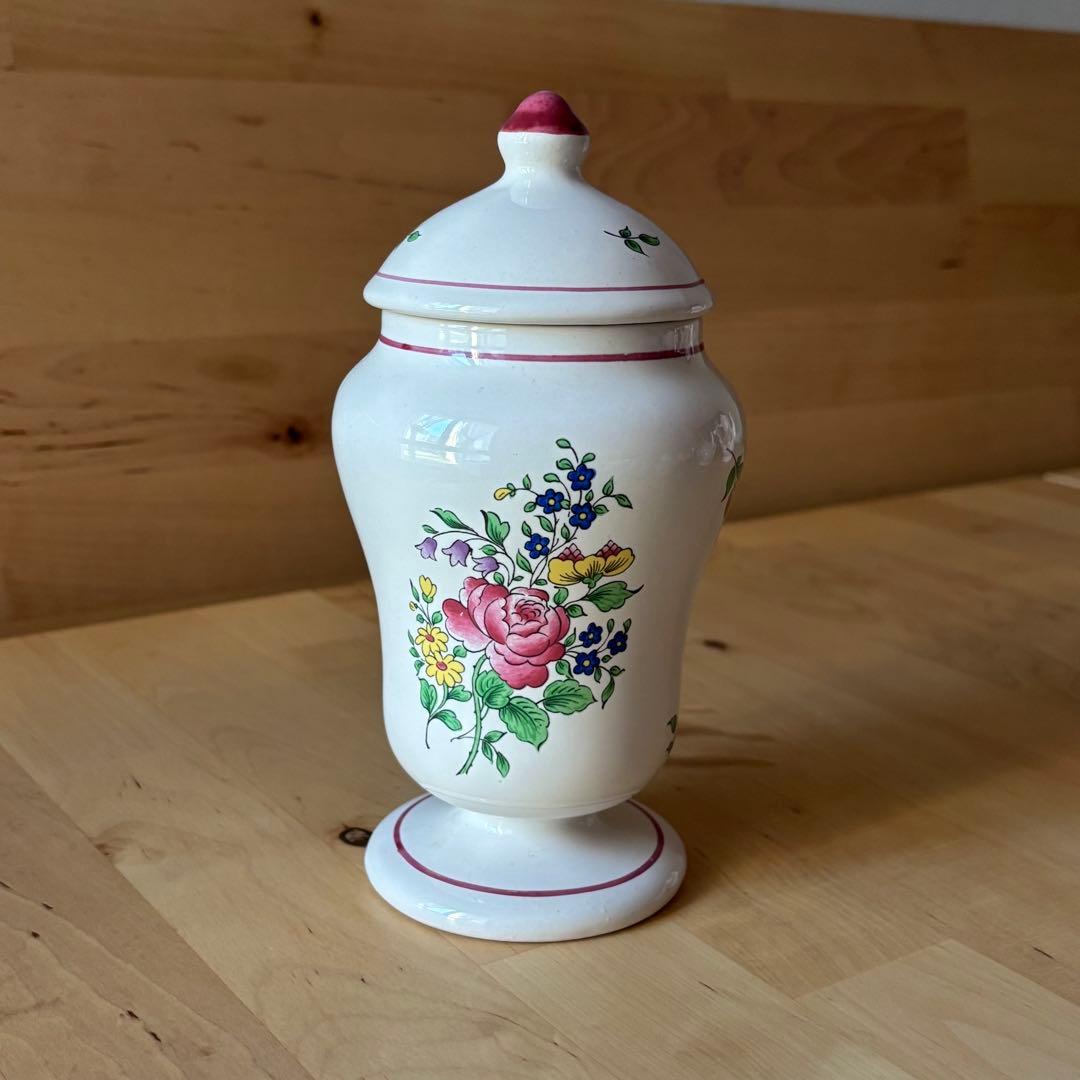 Ｋ&Gリュネヴィル 蓋付ポット1920年代 キャニスター