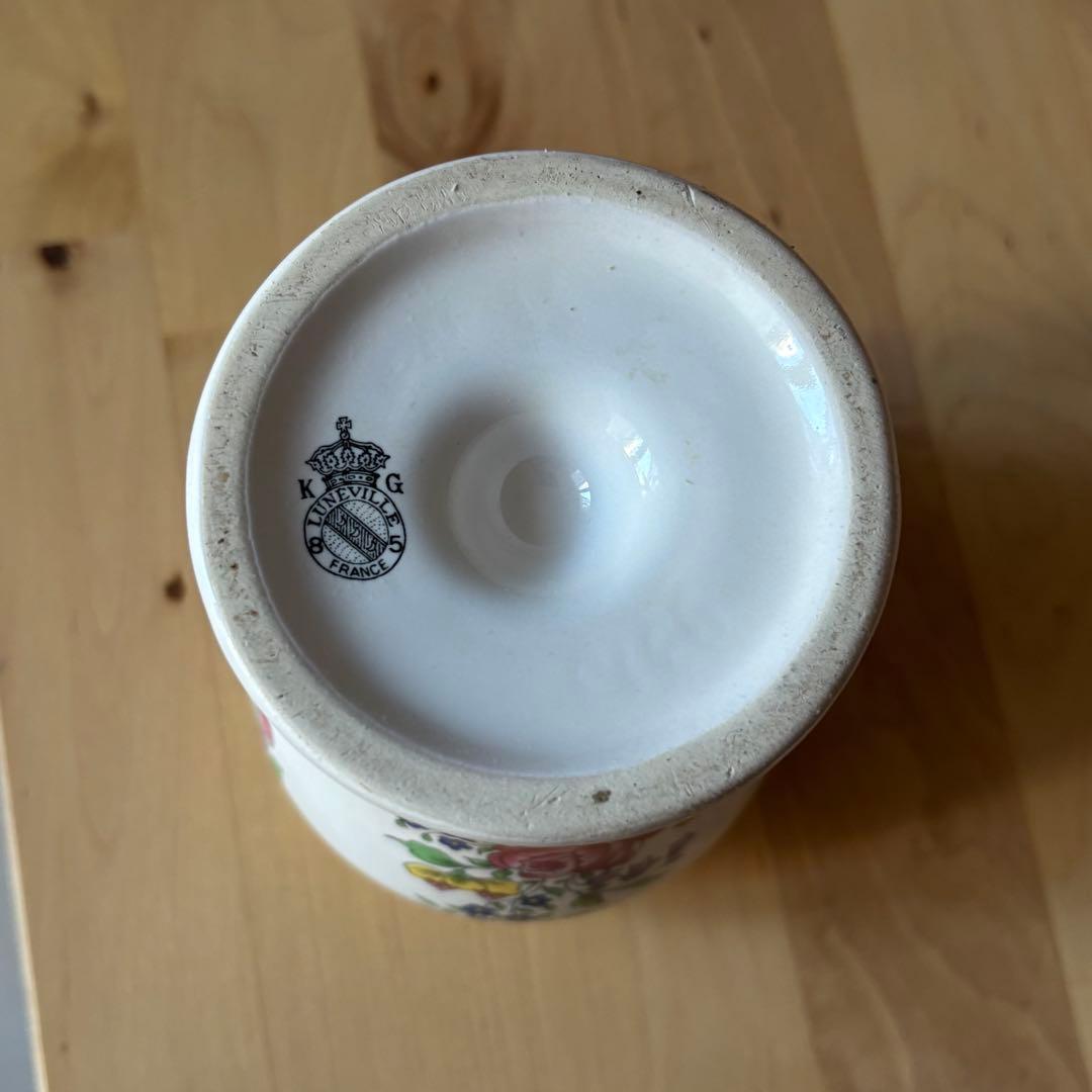 Ｋ&Gリュネヴィル 蓋付ポット1920年代 キャニスター