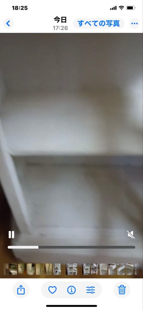 アンティーク ホワイト木製 キャビネット 大型 食器棚 ショーケース