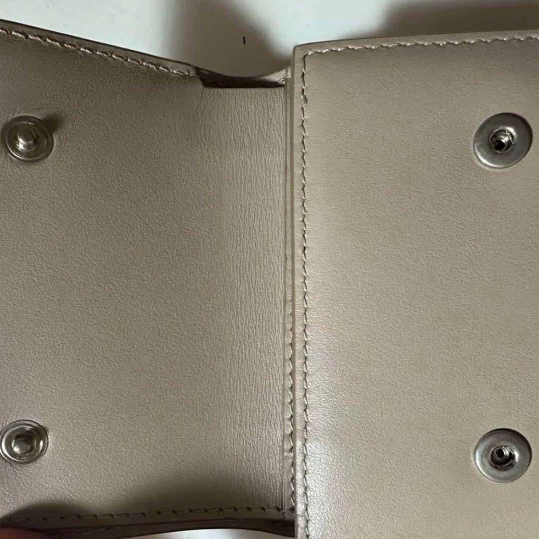 Acne studios 財布 3つ折り レザー ウォレット トープベージュ
