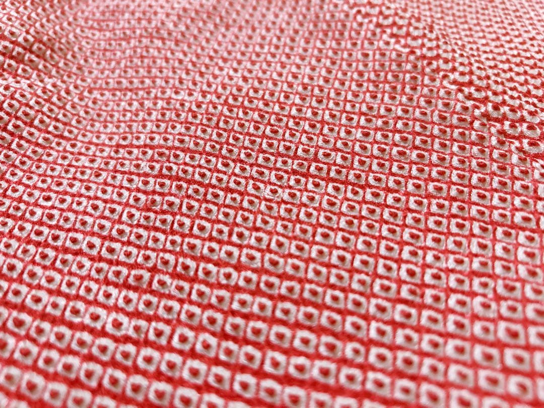 豪華逸品正絹セット♡七五三　3歳　女の子　一式　総絞り被布　赤