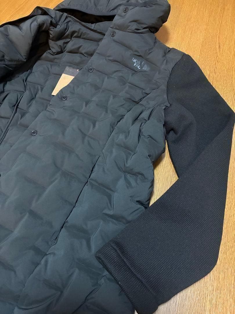 新品⭐️ノースフェイス高級グースダウンチューブ切替コート　ブラックM韓国限定