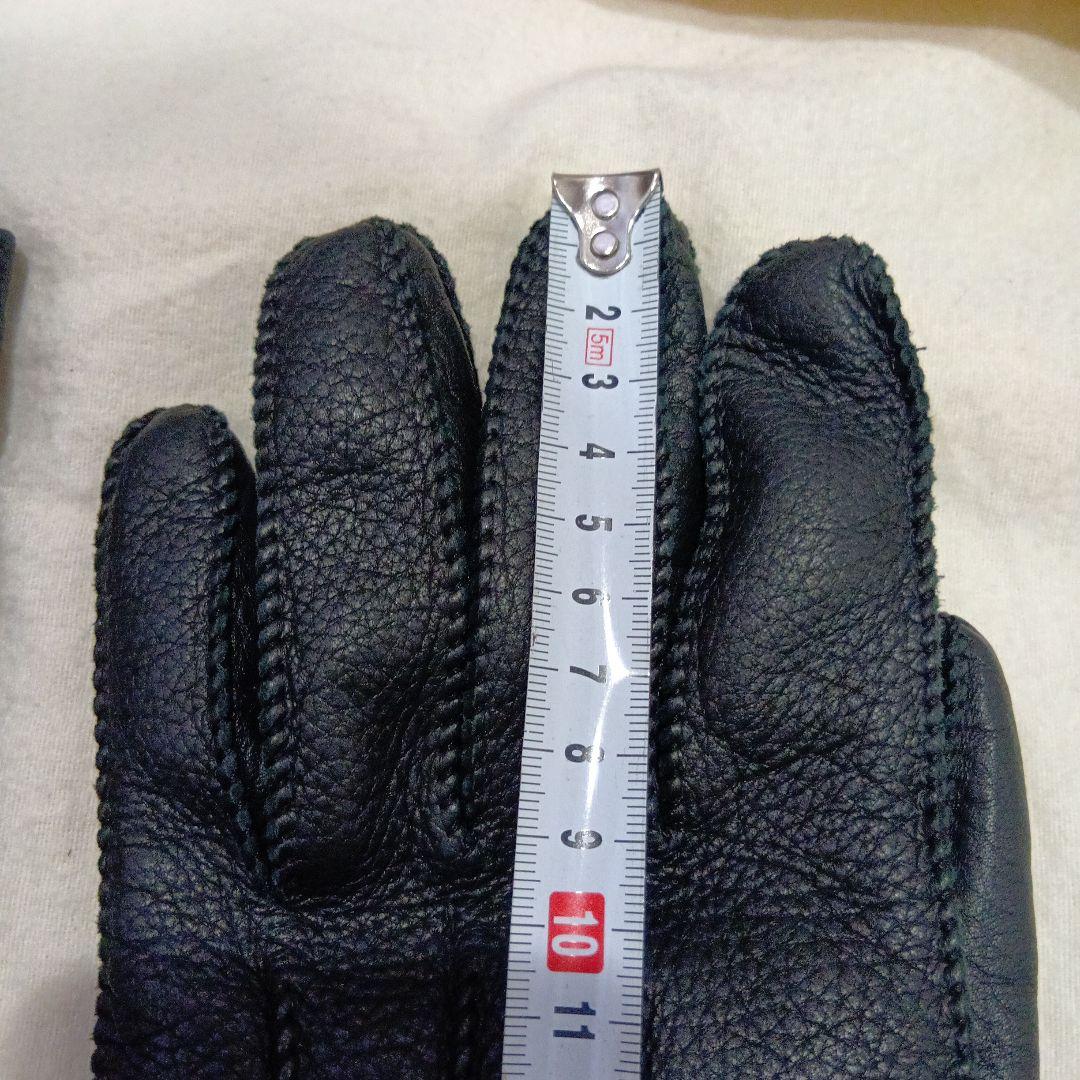 GUCCI ブラック 手袋（鹿革/カシミア）