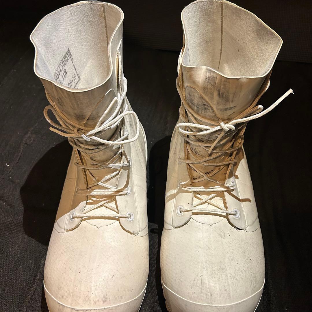 米軍 USARMY バニーブーツ ミッキーマウスブーツ ホワイト 11R