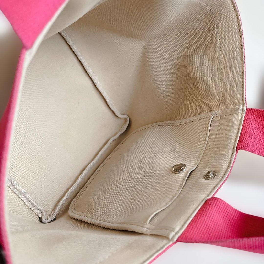 美品✨エルベシャプリエ リュクス舟型トートバッグ　707GP