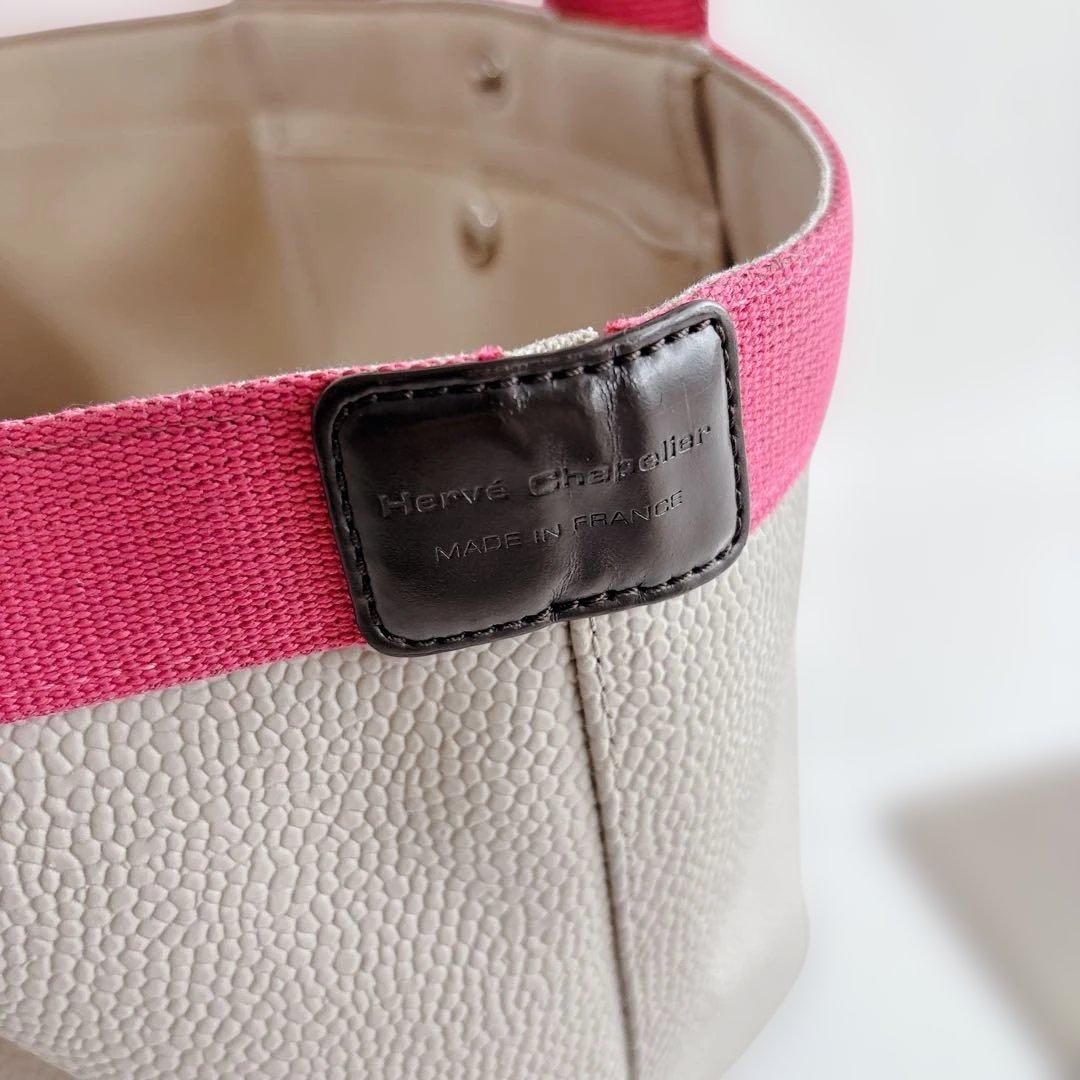 美品✨エルベシャプリエ リュクス舟型トートバッグ　707GP