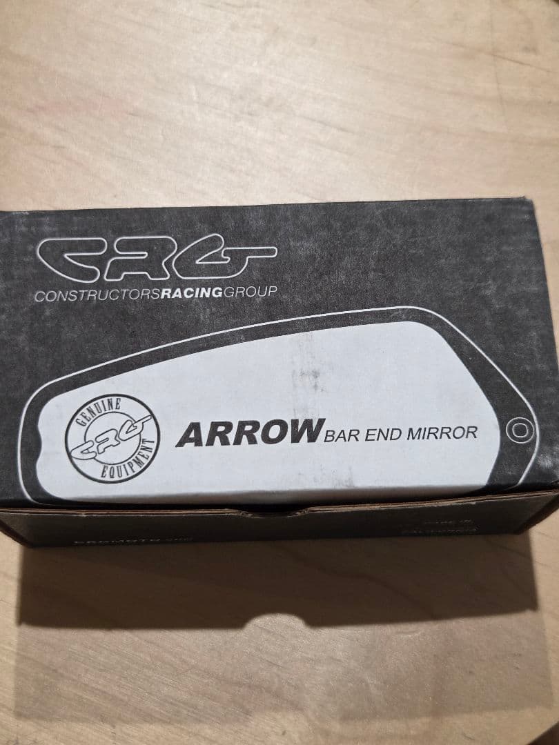 CRG ブラックミラー バーエンドミラー