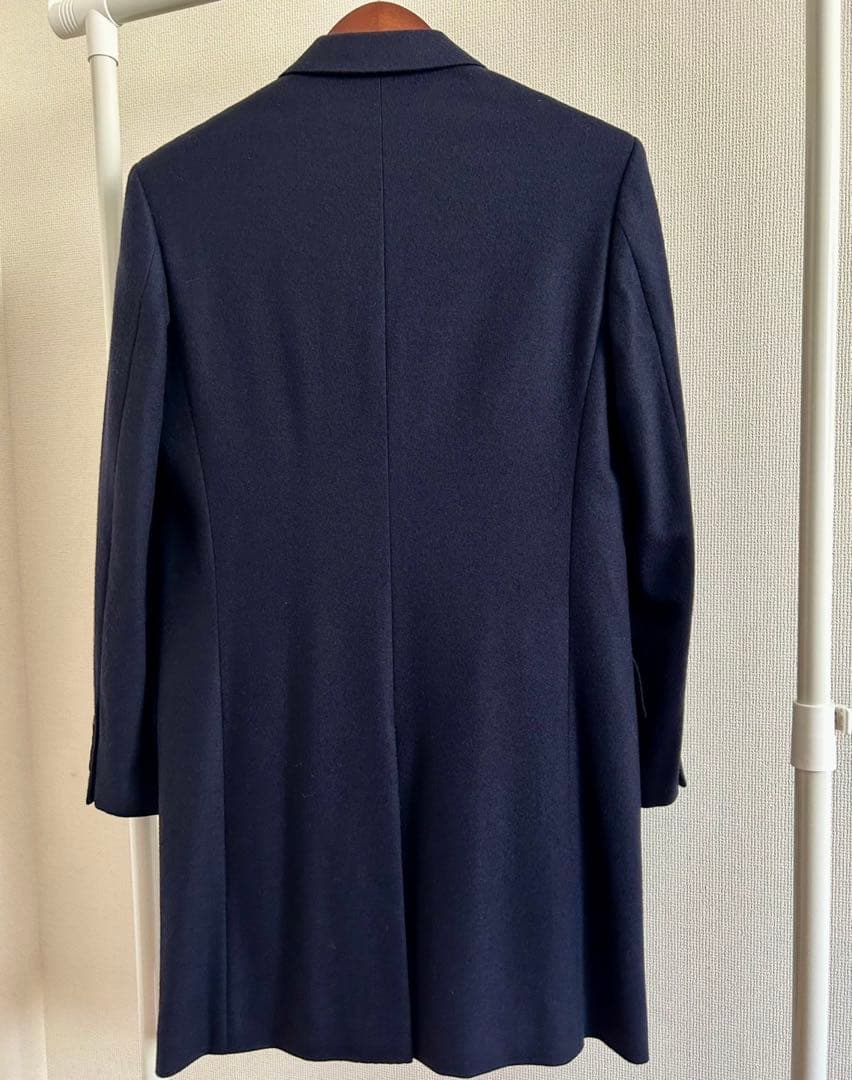 ［美品][素材良］ブルックスブラザーズ　チェスターフィールドコートラルフローレン