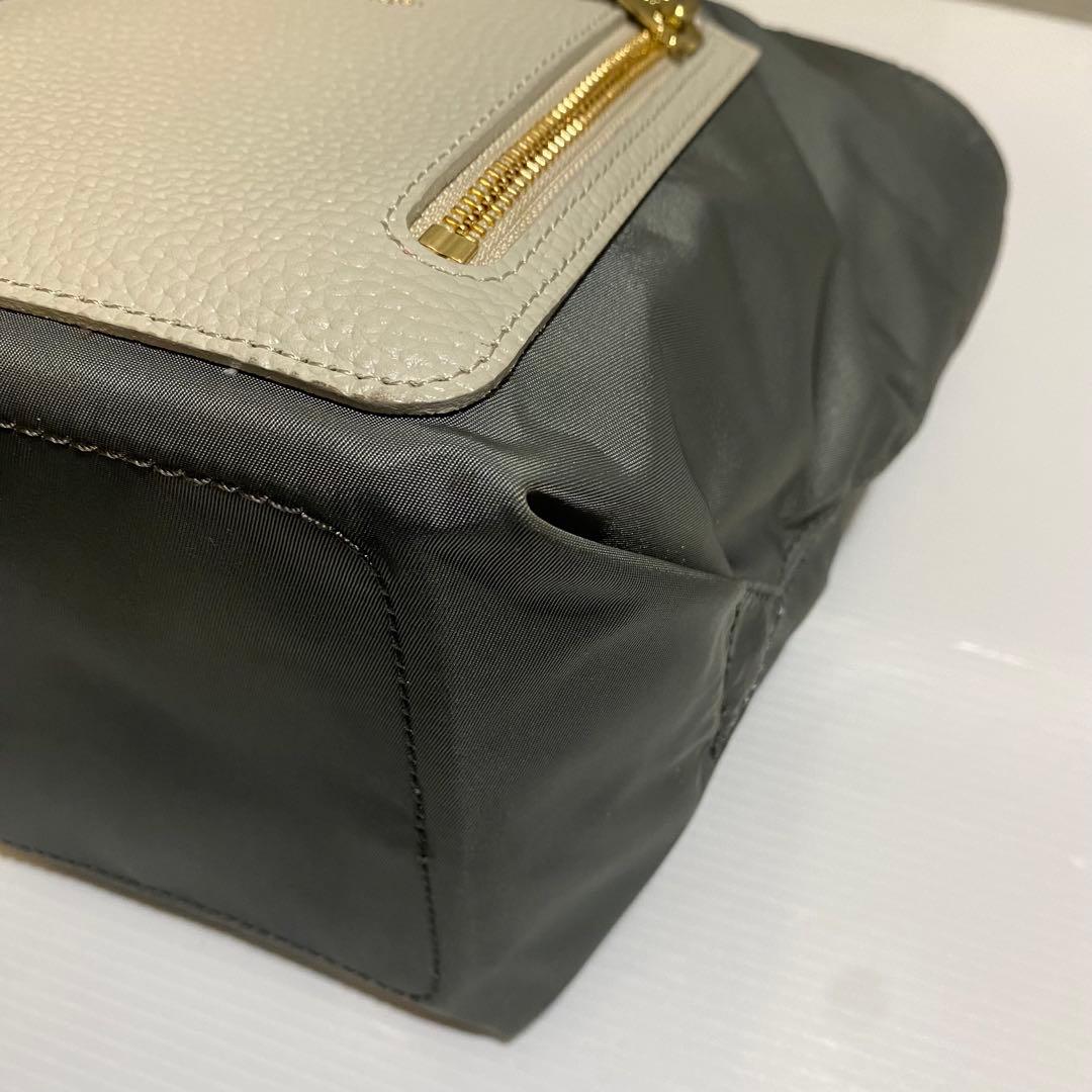 【まーし 】A.D.M.J.　マジックライト　トート　グレー　ナイロン