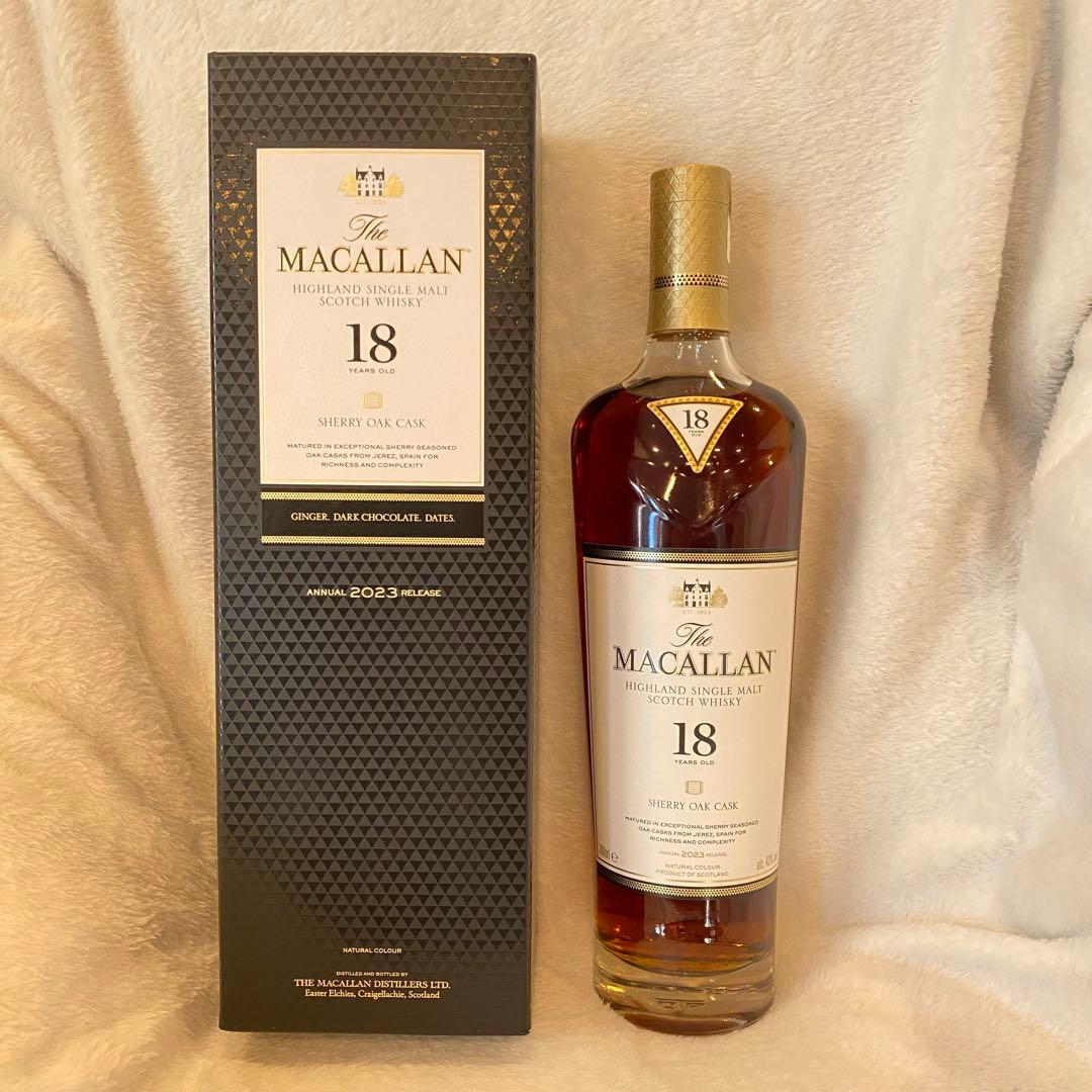 マッカラン18年　シェリーオークカスク　MACALLAN スコッチウイスキー