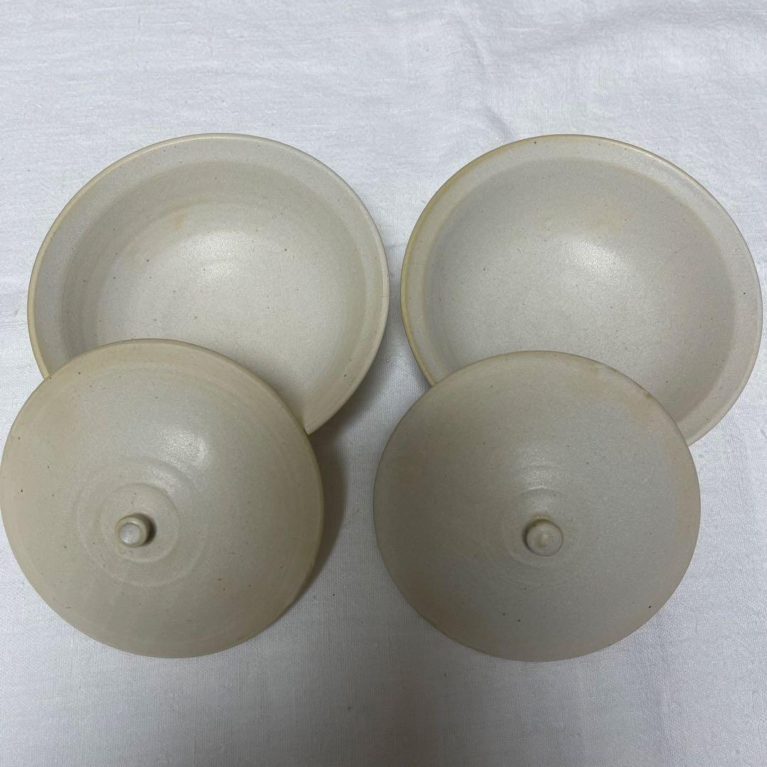 陶芸作家 小野俊さんの蓋椀 2個セット