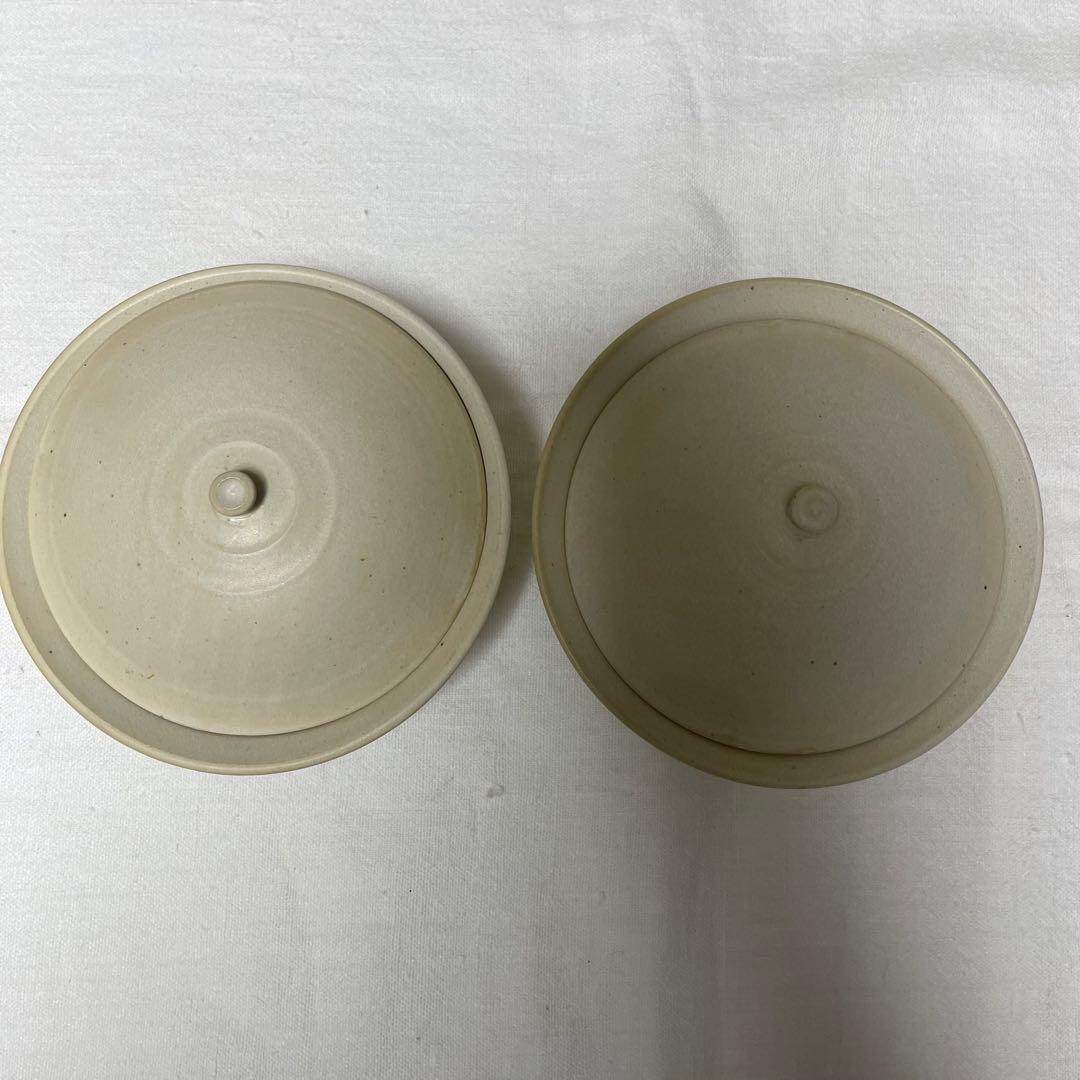 陶芸作家 小野俊さんの蓋椀 2個セット