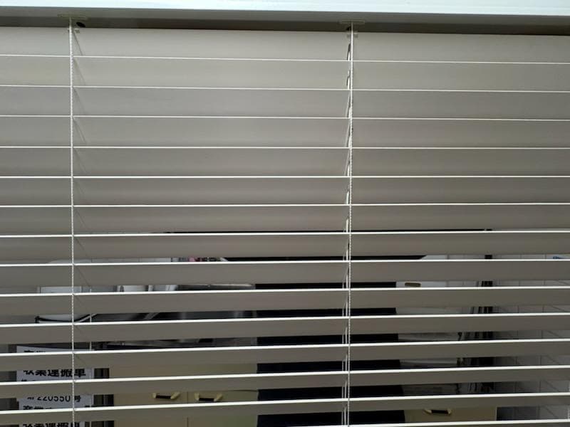 木製ブラインド　ホワイト　159×110　1枚