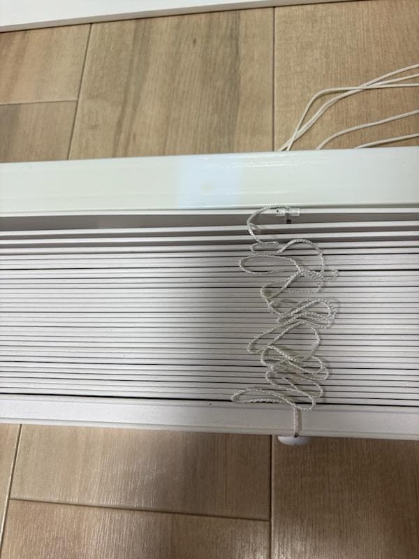 木製ブラインド　ホワイト　159×110　1枚