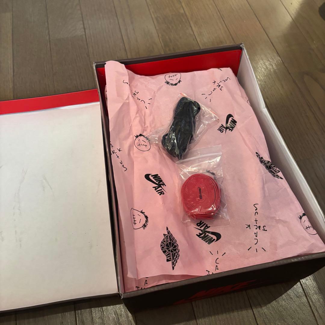 【1度のみ使用】　トラヴィススコット　ナイキ エアジョーダン1 ロー　ダークモカ