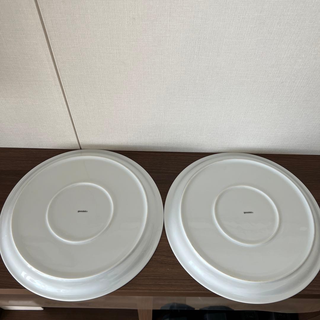 guzzini pizza絵大皿 ２枚セット