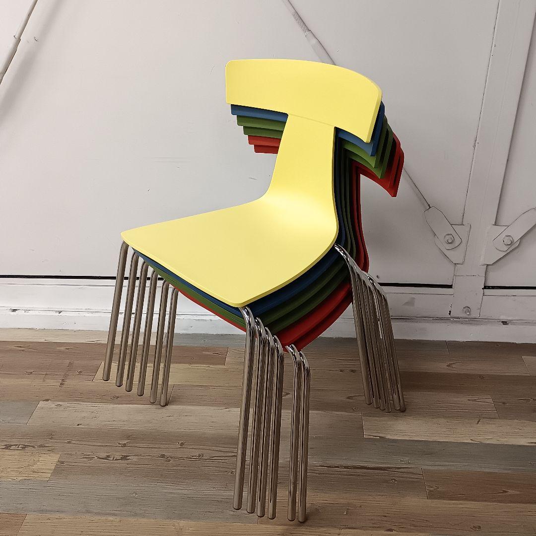 【6脚セット】Plank　Remo （レモ）　スタッキングチェア