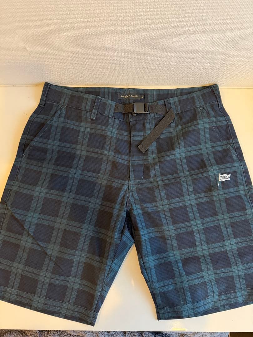 rough&swellチェック柄ノースリーブベスト、ハーフパンツセット