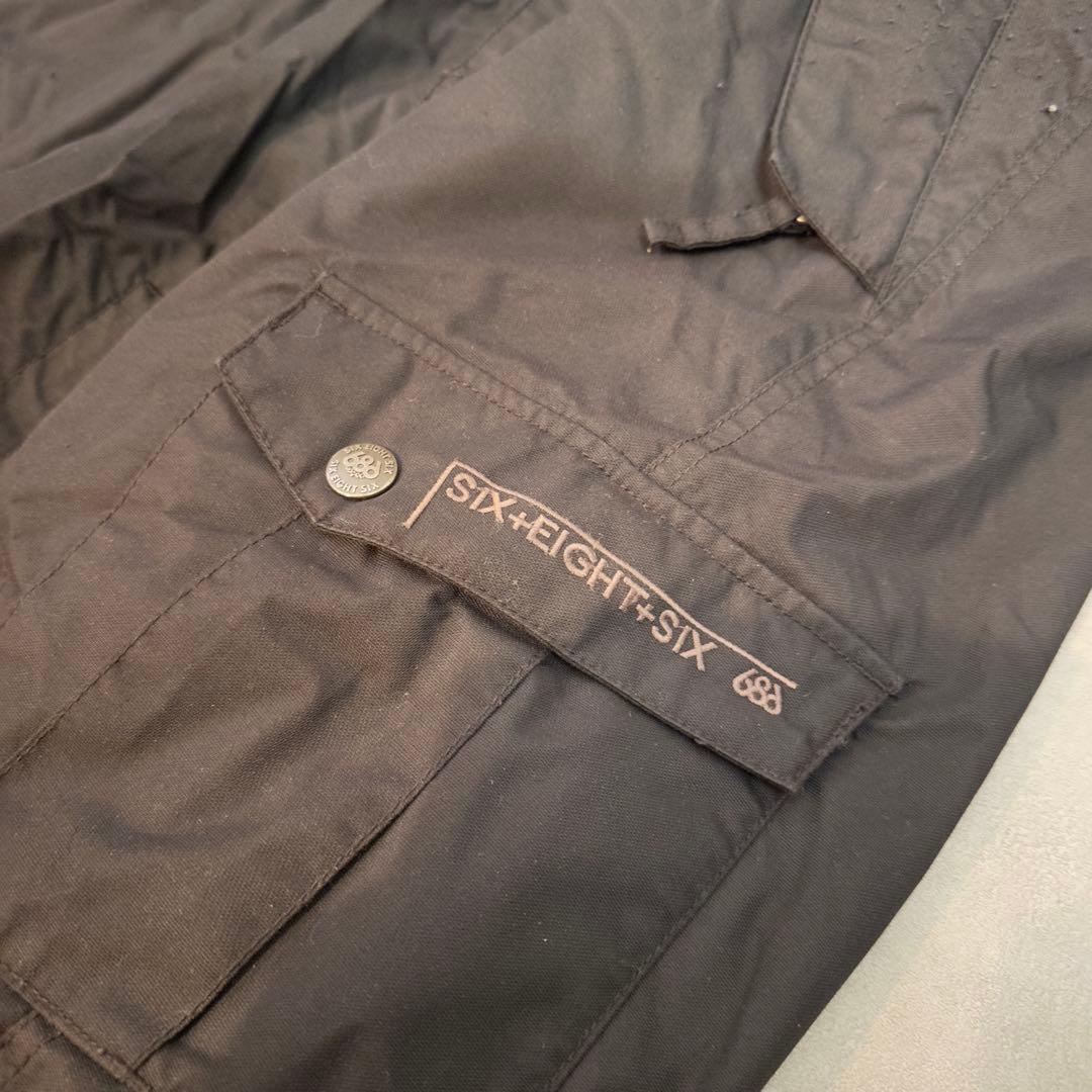 ア*ト様 686 スノーボードウェア シックスエイトシックス 上下セット Mサイ