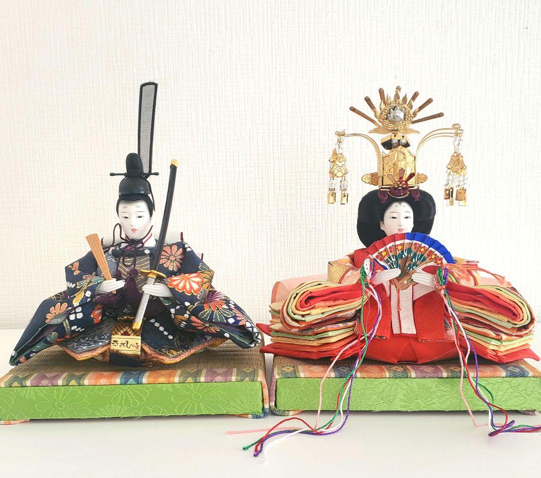 新品同様 秀月 15体 雛人形セット