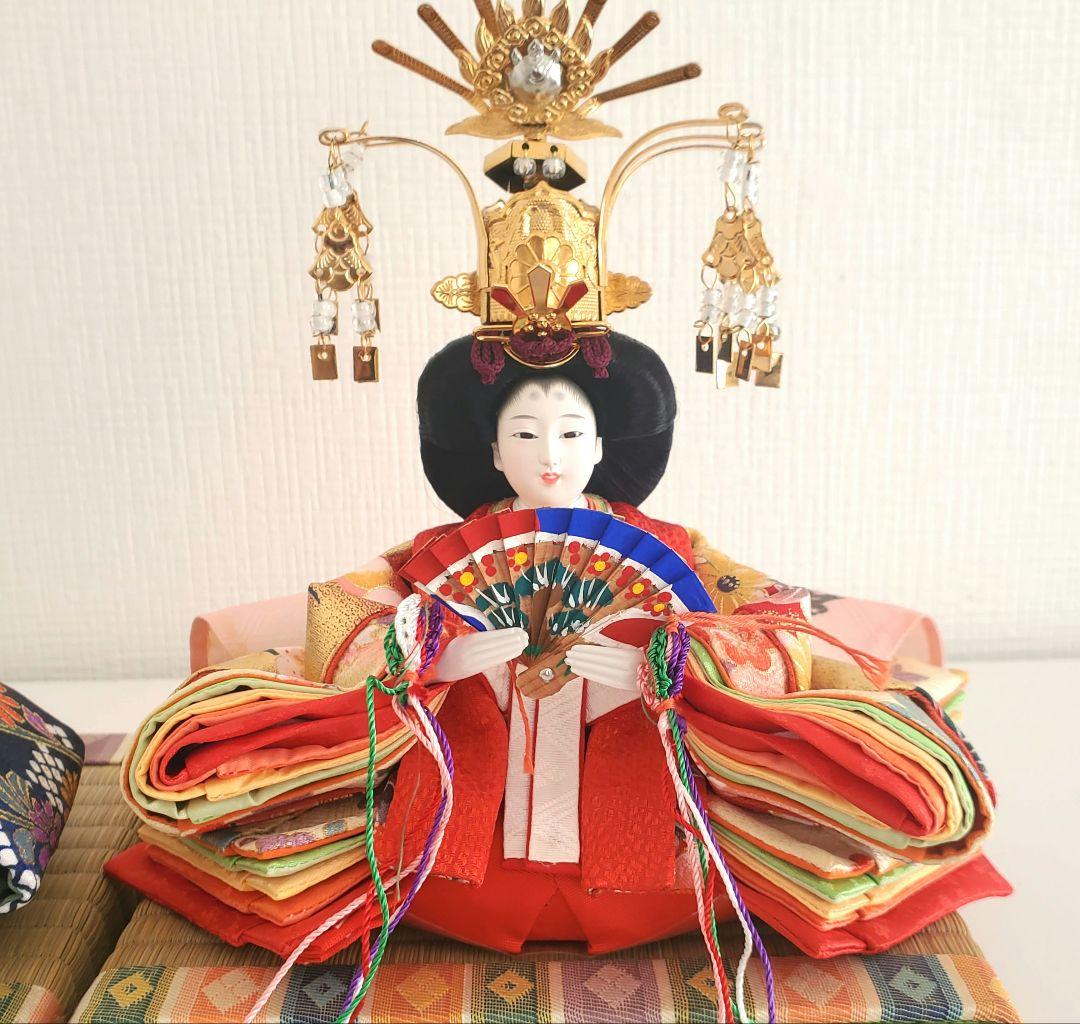 新品同様 秀月 15体 雛人形セット