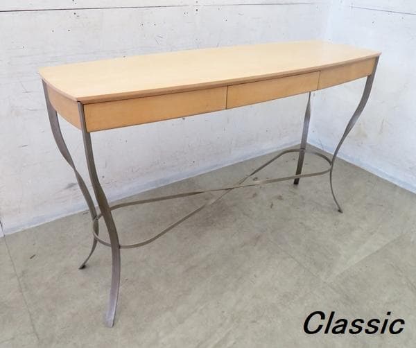 美品■クラシックモダンデザイン■アイアン×ウッド■コンソールテーブル■エレガント