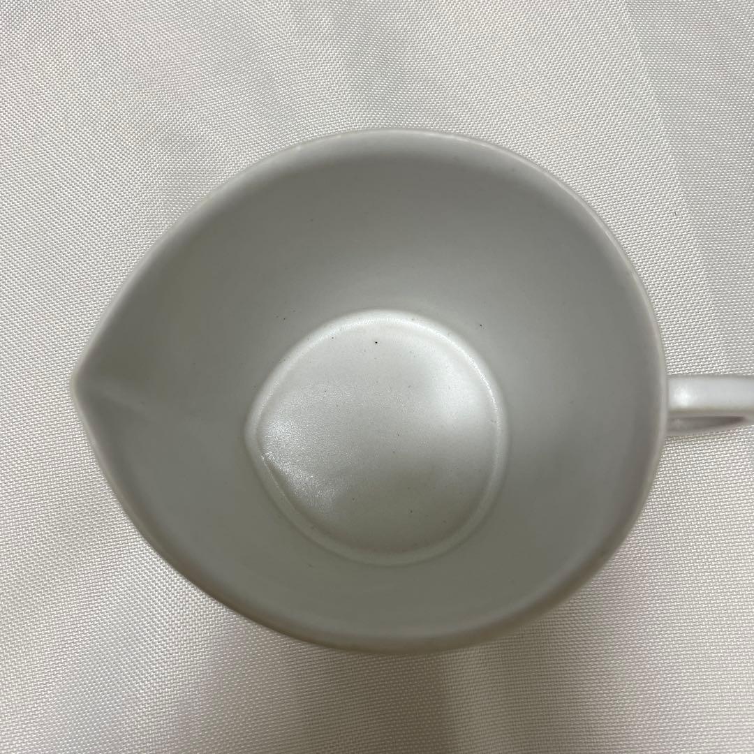 安藤雅信　コーヒーカップ＆ソーサー　白マット釉