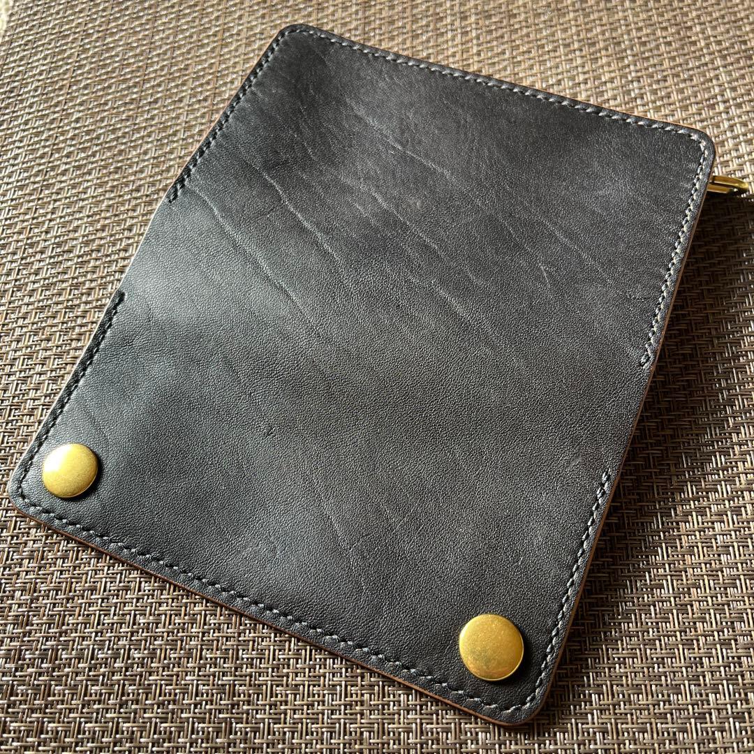 MARYAM ホースフロント ミドルトラッカーウォレット 茶芯