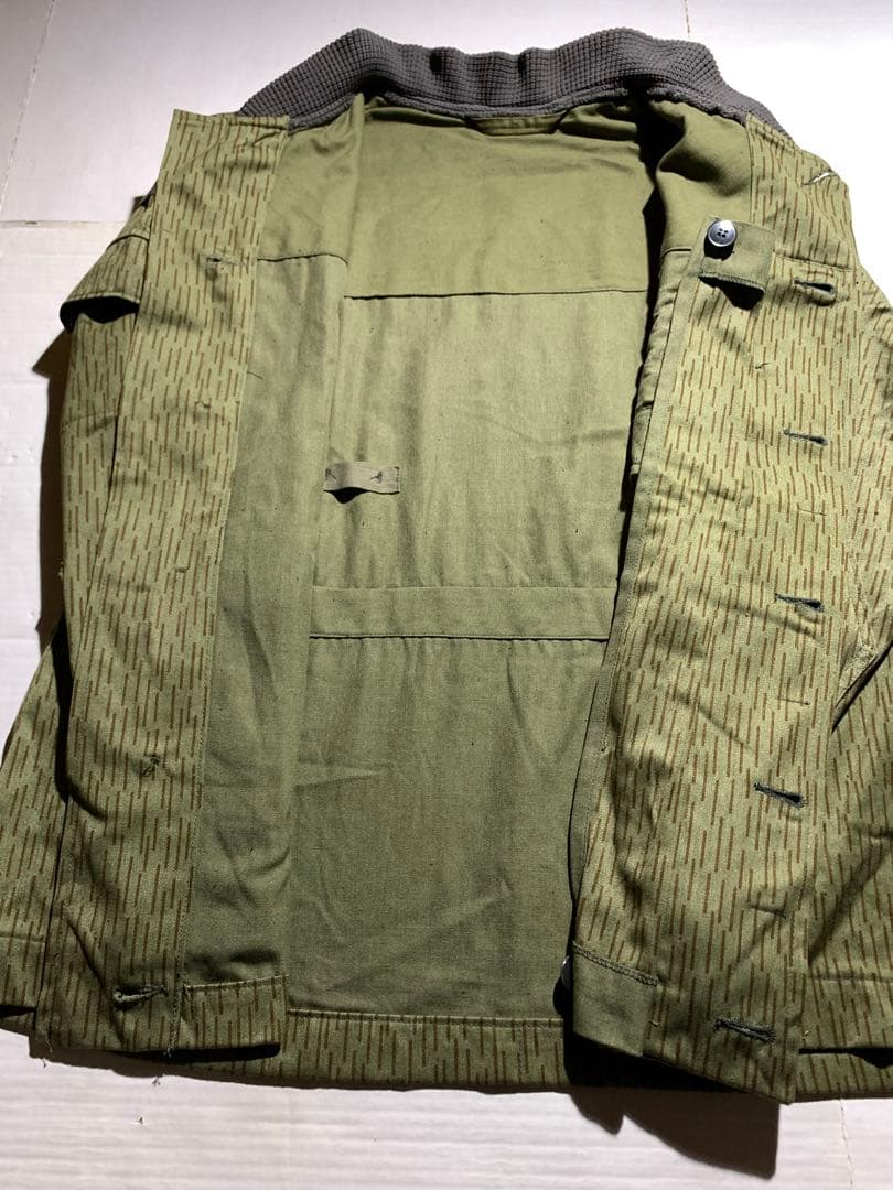 80S ヴィンテージ 東ドイツ 空挺部隊 ジャケット レインドロップ レインカモ