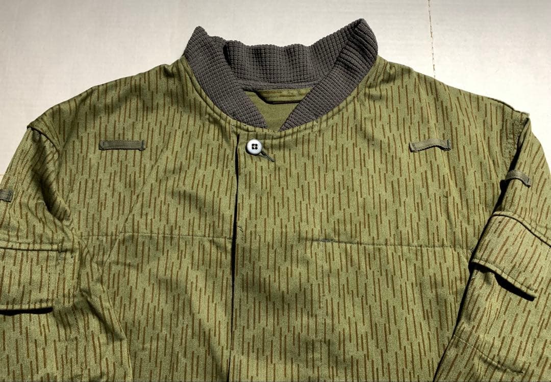 80S ヴィンテージ 東ドイツ 空挺部隊 ジャケット レインドロップ レインカモ