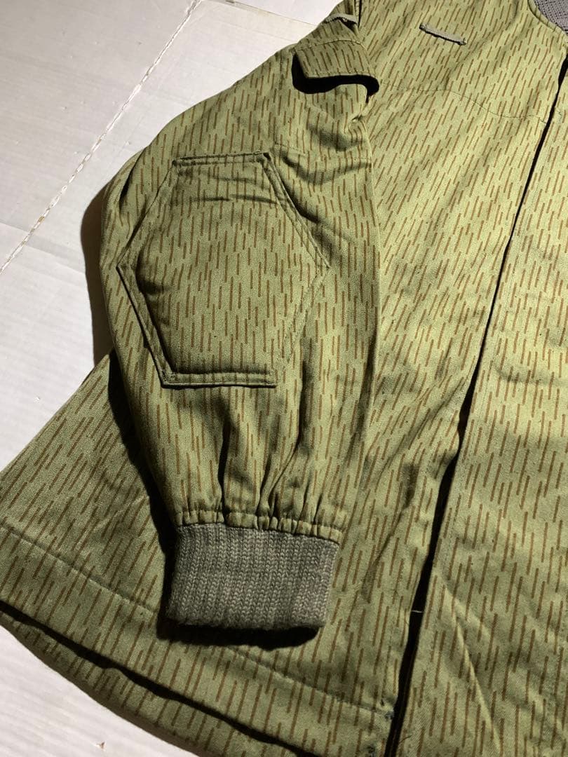 80S ヴィンテージ 東ドイツ 空挺部隊 ジャケット レインドロップ レインカモ