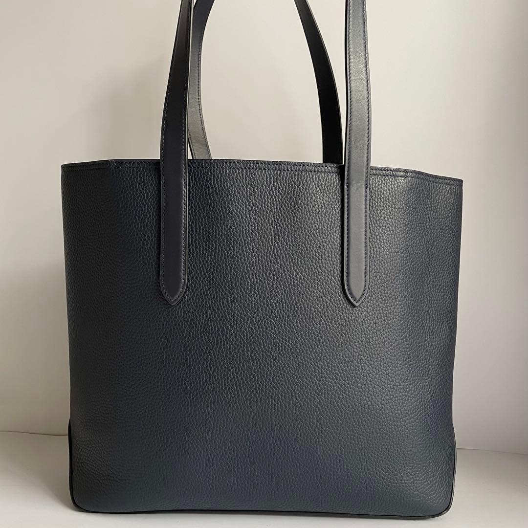 未使用品✨️ COACH ゴッサム　トートバッグ　ビジネス　レザー　ダークブルー