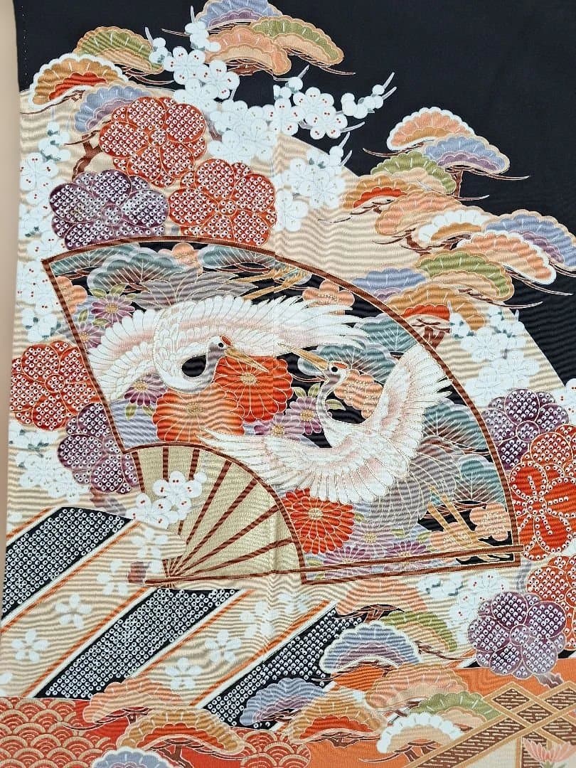 着物リメイクワンピース3614