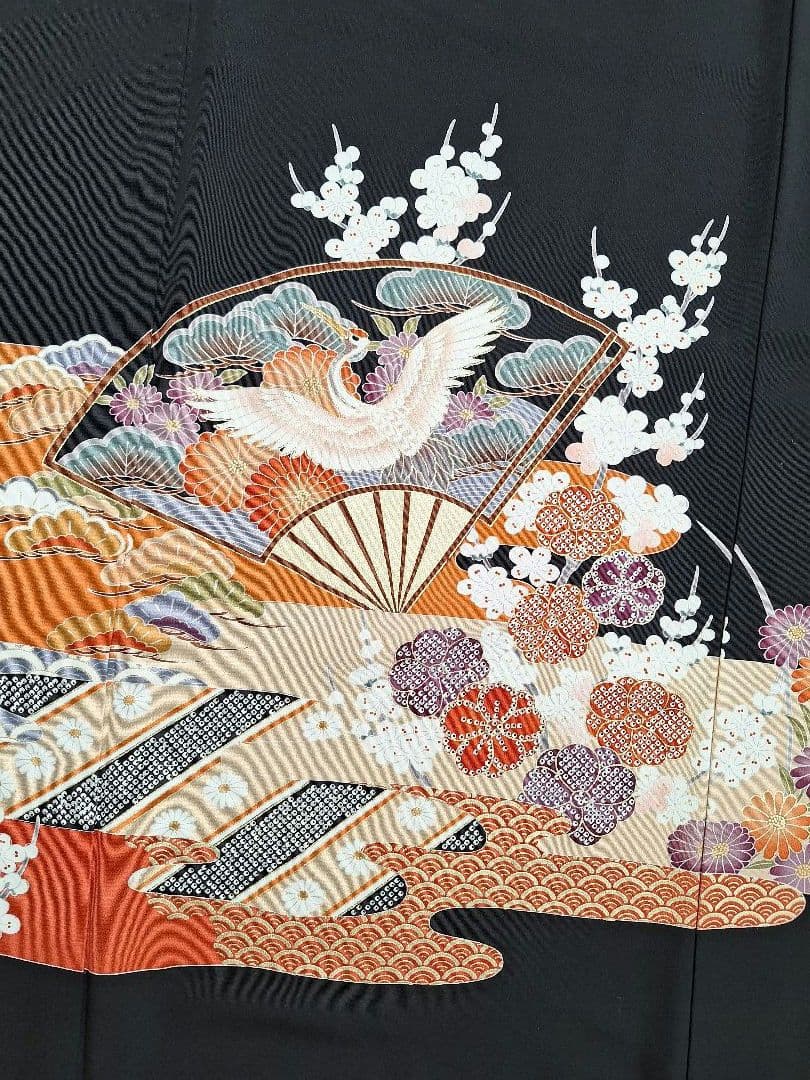 着物リメイクワンピース3614