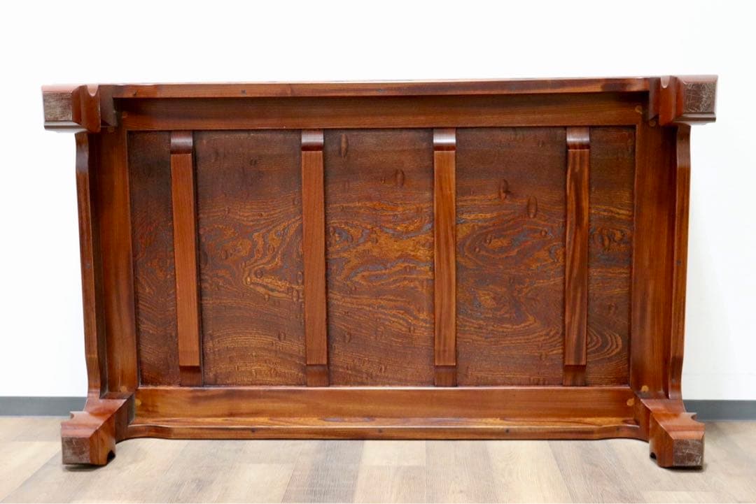 GMGF116○中澤唐木 紫檀 座卓 ローテーブル リビングテーブル 無垢 漆塗