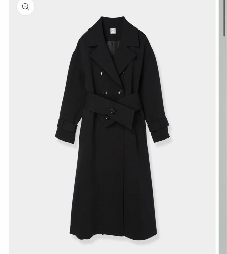【美品！着用1回のみ】L'AUBE BLANC coat コート 黒