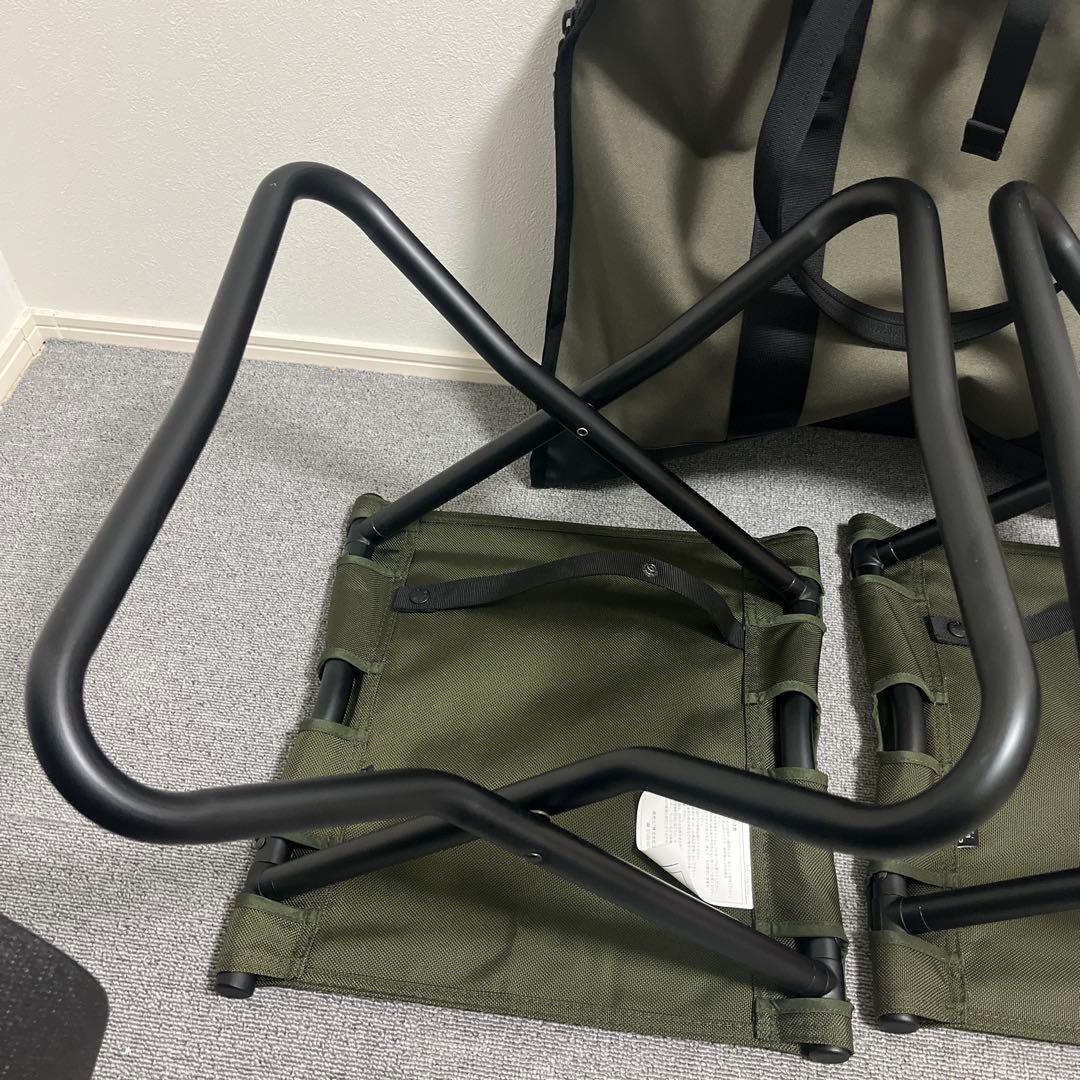 【美品、使用回数1回】THE NORTH FACE フットレスト 2個オリーブ